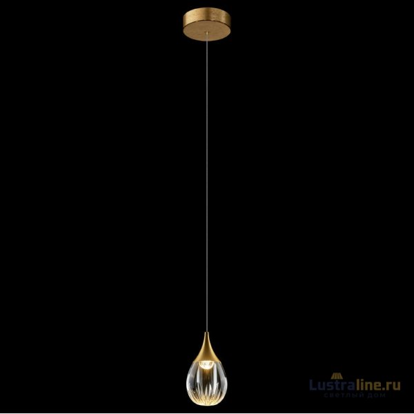 Подвесной светильник Delight Collection Stilla MD24001004-1A gold/clear Подвесной светильник Delight Collection Stilla MD24001004-1A gold/clear