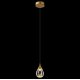 Подвесной светильник Delight Collection Stilla MD24001004-1A gold/clear
