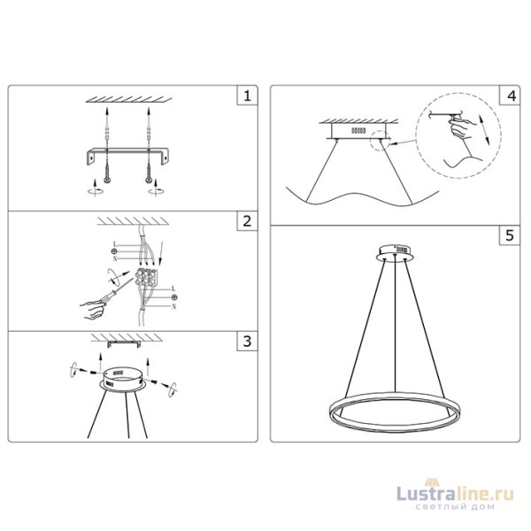 Подвесной светильник Kink Light Тор 08214,19A(3000K) Подвесной светильник Kink Light Тор 08214,19A(3000K)
