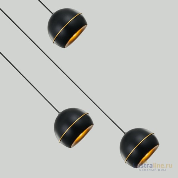 Подвесной светильник DeLight Collection MD21001034-3A black/gold Подвесной светильник DeLight Collection MD21001034-3A black/gold