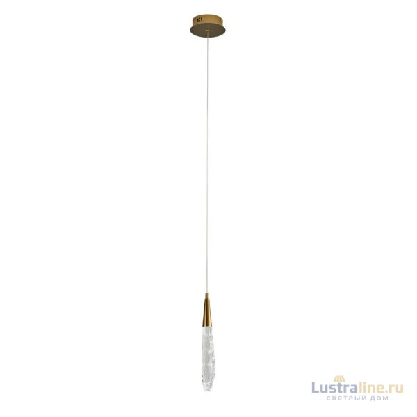 Подвесной светильник Delight Collection OD2438-1 gold/clear Подвесной светильник Delight Collection OD2438-1 gold/clear