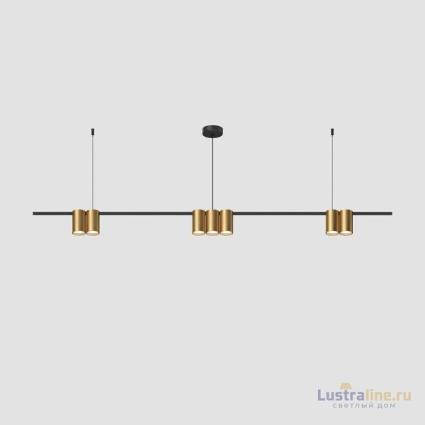 Подвесной светильник Denkirs Orbit DK4063-BK+SG Подвесной светильник Denkirs Orbit DK4063-BK+SG