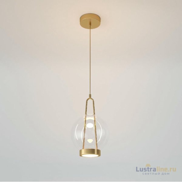 Подвесной светильник Eurosvet Frasco 50267/1 LED латунь a069344