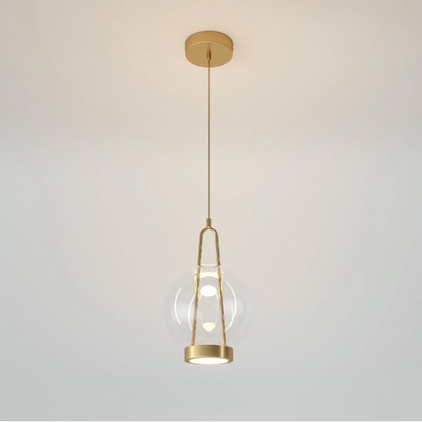 Подвесной светильник Eurosvet Frasco 50267/1 LED латунь a069344