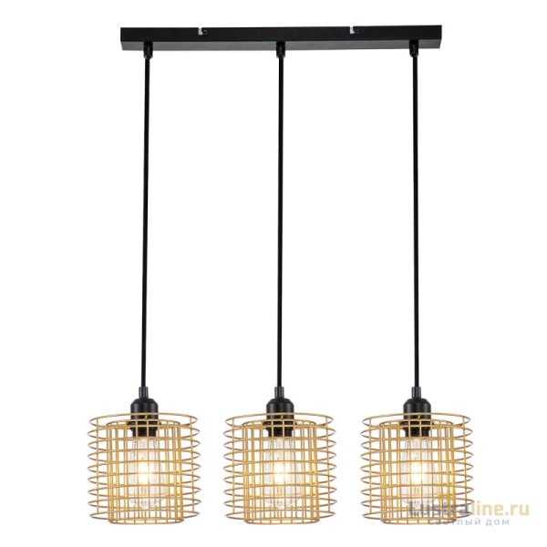 Подвесной светильник Escada Grid 10190/3S Gold