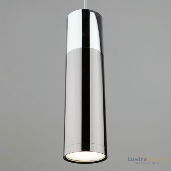 Подвесной светильник Eurosvet Double Topper 50135/1 LED хром/черный жемчуг