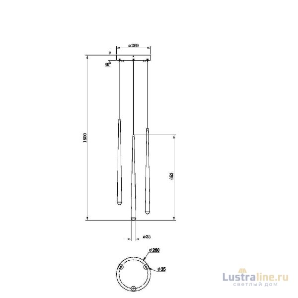 Подвесной светильник Maytoni Cascade MOD132PL-L18BSK Подвесной светильник Maytoni Cascade MOD132PL-L18BSK
