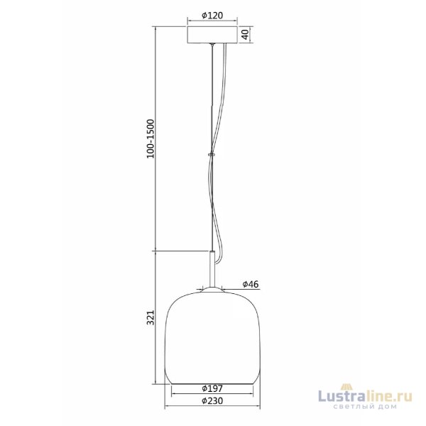 Подвесной светильник Maytoni Madmen MOD128PL-L6BR