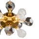 Подвесной светильник Delight Collection KR1197P-12 brass, smoky/clear