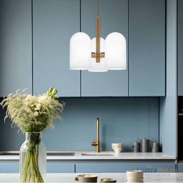 Подвесной светильник Eurosvet Bambola 50357/3 латунь a065660