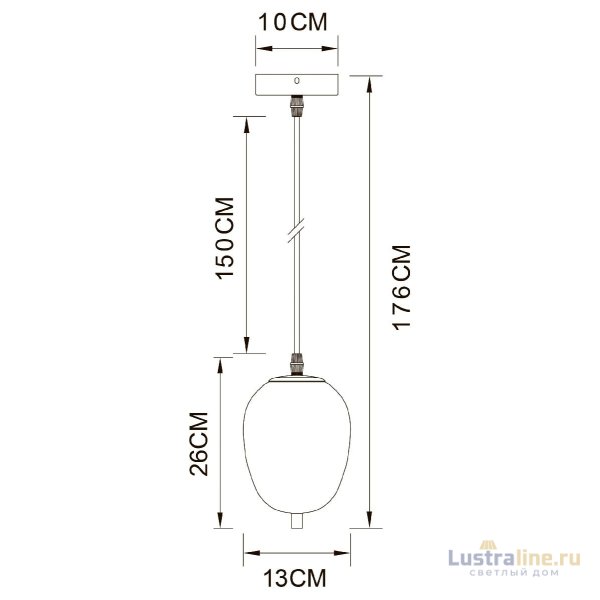 Подвесной светильник Arte Lamp Freddie A2232SP-1PB