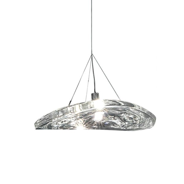 Подвесной светильник DeLight Collection Manta 2049P/D300 silver/clear