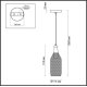 Подвесной светильник Odeon Light Bottle 3353/1 УЦ