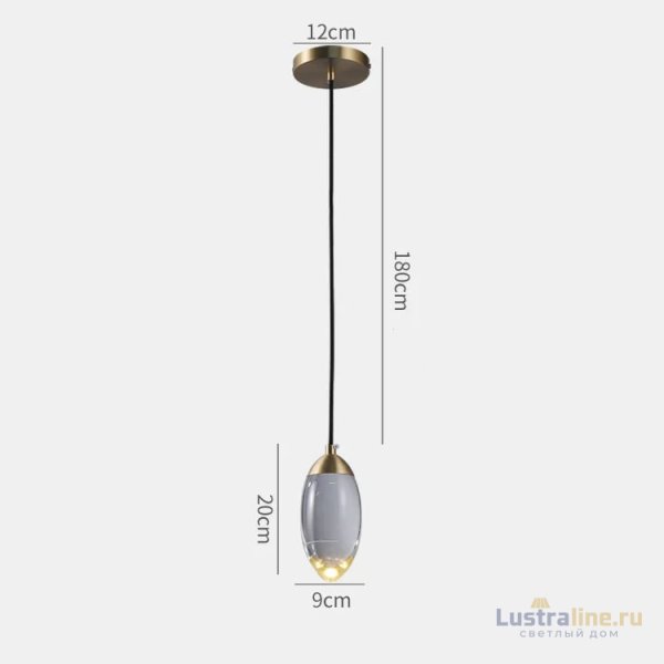 Подвесной светильник DeLight Collection Celestial MT8610-C brass