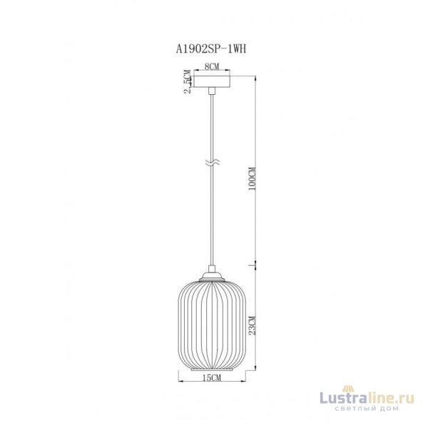 Подвесной светильник ARTE Lamp A1902SP-1WH