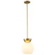 Подвесной светильник iLamp Mono P6079-1 GD+WH
