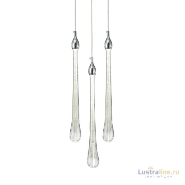Подвесной светильник Delight Collection Teardrop OM801670-3-CH Подвесной светильник Delight Collection Teardrop OM801670-3-CH