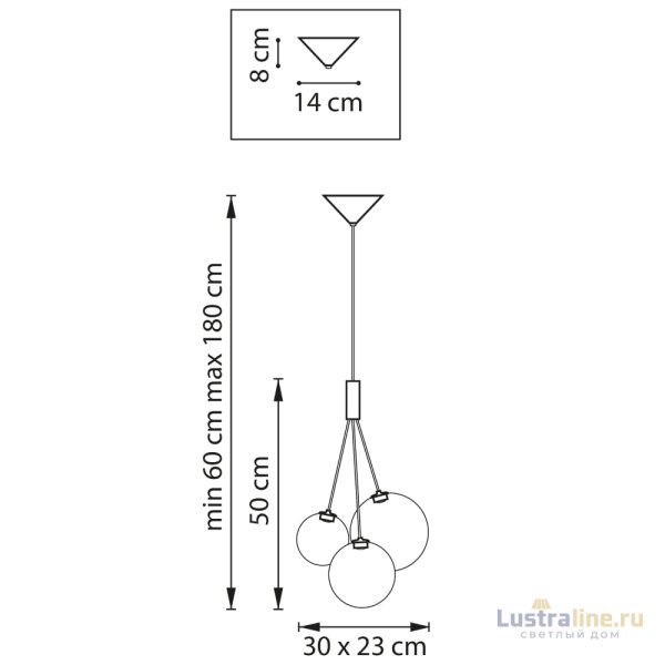 Подвесной светильник Lightstar Sferetta 801039