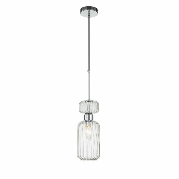 Подвесной светильник Escada Gloss 1141/1S Chrome/Clear УЦ