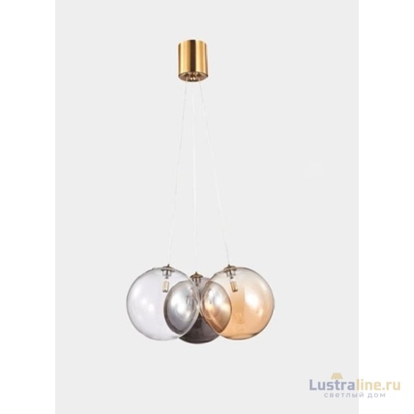 Подвесной светильник iLamp Drop 8110P/3 BR-MLT Подвесной светильник iLamp Drop 8110P/3 BR-MLT