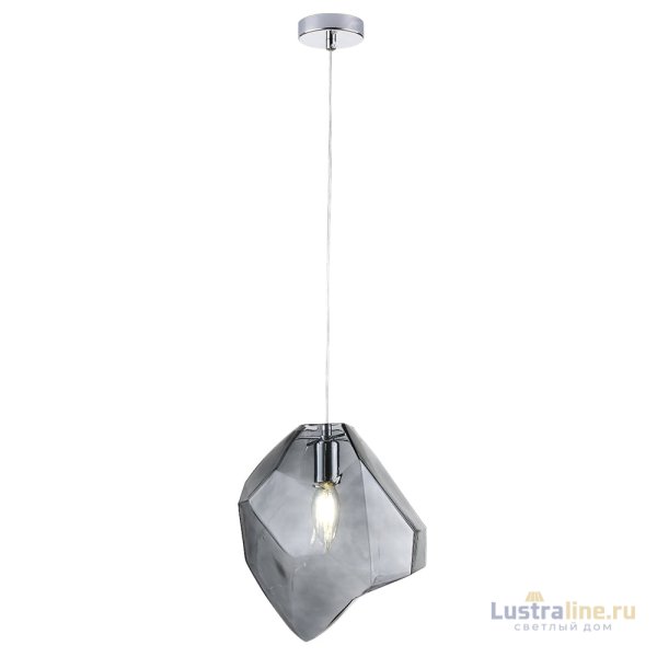 Подвесной светильник Crystal Lux NUESTRO SP1 CHROME/SMOKE Подвесной светильник Crystal Lux NUESTRO SP1 CHROME/SMOKE