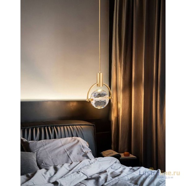 Подвесной светильник DeLight Collection 2121P/A brass/clear Подвесной светильник DeLight Collection 2121P/A brass/clear