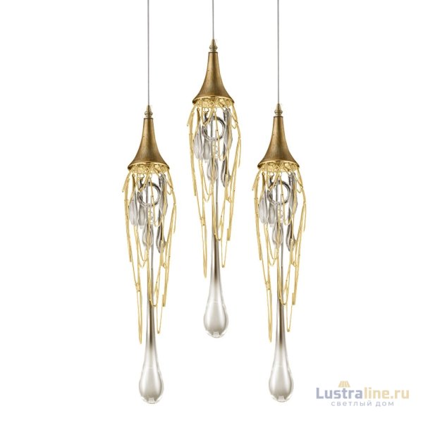 Подвесной светильник DeLight Collection Goddess Tears P68009L-3/R gold