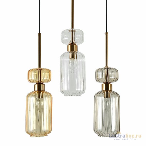 Подвесной светильник Escada Gloss 1141/3S BG/CL/AM