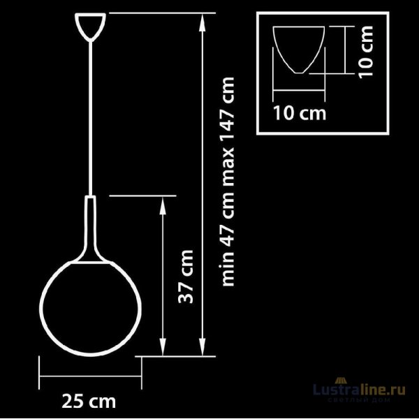 Подвесной светильник Lightstar Globo 813032 Подвесной светильник Lightstar Globo 813032