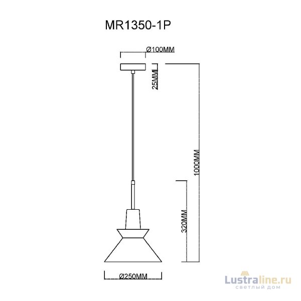 Подвесной светильник MyFar Kristina MR1350-1P