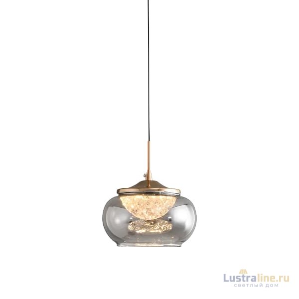 Подвесной светильник Delight Collection MT9128-1H gold/smoke Подвесной светильник Delight Collection MT9128-1H gold/smoke