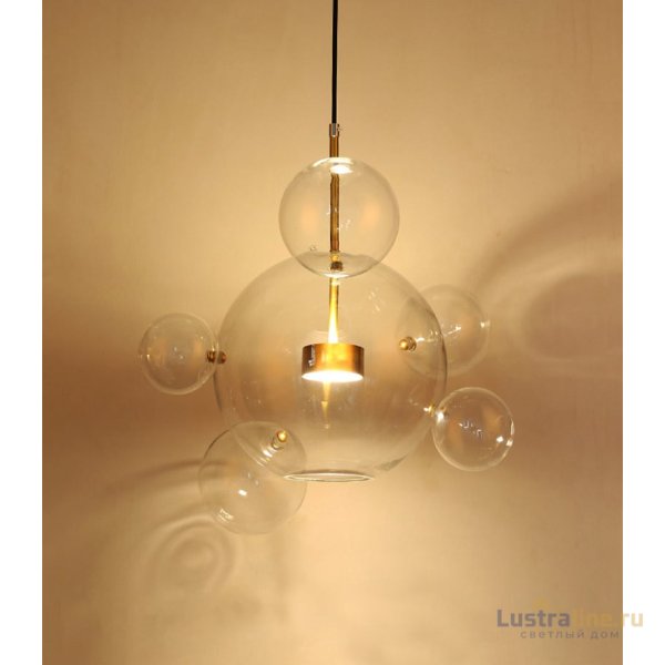 Подвесной светильник Delight Collection Bubbles KG0943P-1 gold Подвесной светильник Delight Collection Bubbles KG0943P-1 gold