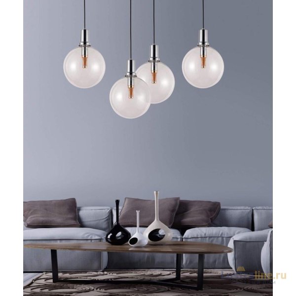 Подвесной светильник Lumina Deco Dorito LDP 1212-250 GY+CHR Подвесной светильник Lumina Deco Dorito LDP 1212-250 GY+CHR