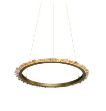 Подвесной светильник Delight Collection Quartz Halo MD20020154-1A satin gold