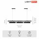 Подвесной светильник Lightera Huron LE118L-3B SMART