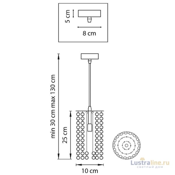 Подвесной светильник Lightstar Cristallo 795322