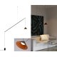 Подвесной светильник Italline IT03-1429 black/orange