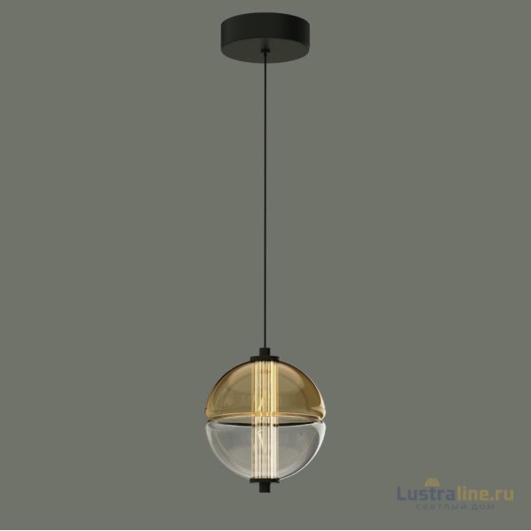 Подвесной светильник Delight Collection MD24022079-1A black/amber Подвесной светильник Delight Collection MD24022079-1A black/amber