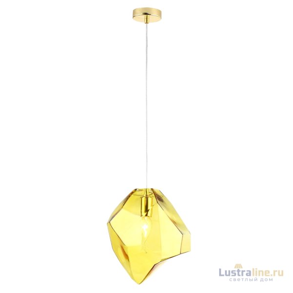 Подвесной светильник Crystal Lux NUESTRO SP1 GOLD/AMBER Подвесной светильник Crystal Lux NUESTRO SP1 GOLD/AMBER
