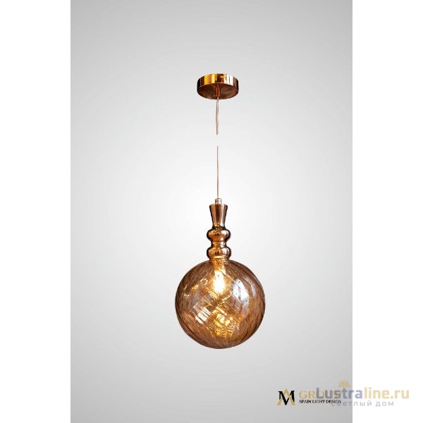 Подвесной светильник AM Group AM354-D200 AMBER Подвесной светильник AM Group AM354-D200 AMBER