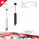 Подвесной светильник Reluce 16007-0.9-001LD 300mm GU10 BK+GD