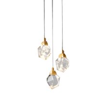 Подвесной светильник Delight Collection Crystal rock OM820083-3G (MD-020B-3 gold)