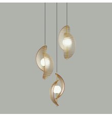 Подвесной светильник Delight Collection MD24030035-3A brass/amber