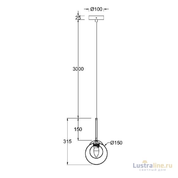 Подвесной светильник Maytoni Basic form MOD521PL-01G1 Подвесной светильник Maytoni Basic form MOD521PL-01G1