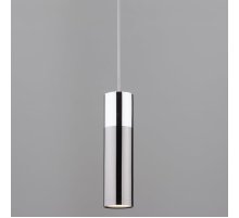 Подвесной светильник Eurosvet Double Topper 50135/1 LED хром/черный жемчуг