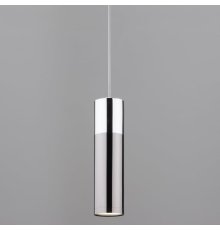 Подвесной светильник Eurosvet Double Topper 50135/1 LED хром/черный жемчуг