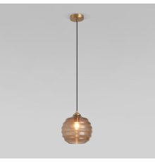 Подвесной светильник Eurosvet Ice 50239/1 коньячный a060703