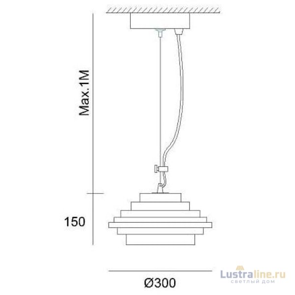 Подвесной светильник Deko-Light Esmeralda 341058