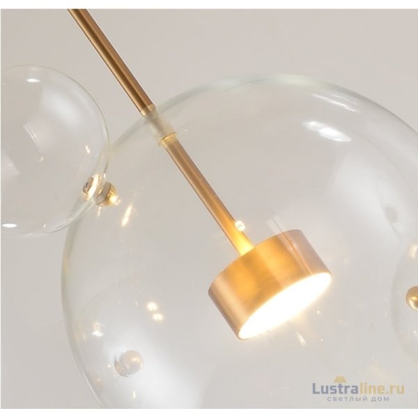 Подвесной светильник Delight Collection Bubbles KG0943P-1 gold Подвесной светильник Delight Collection Bubbles KG0943P-1 gold