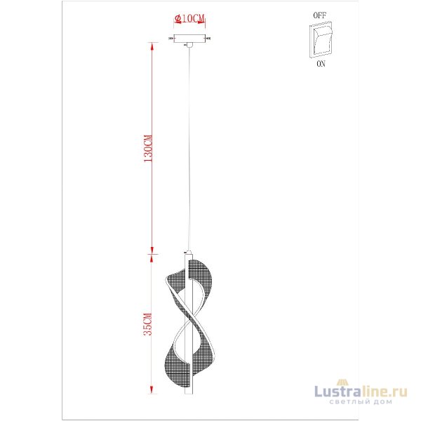 Подвесной светильник Arte Lamp Fiorita A2093SP-1GO